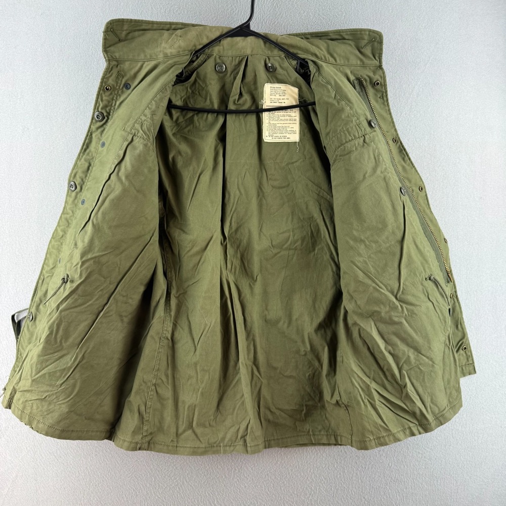 Vintage M-65 Jacket Mens Medium 70s Coat Cold WEather Field 1977 - Picture 15 of 16
